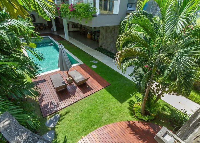 Paloma - Chic Tropical Garden With Outdoor Pool 别墅 塞米亚克